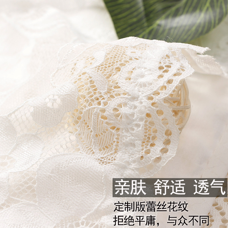 Lace bra short sexy gathering anti-light round chest wrapped chest bottom vest underwear women without shoulder strap