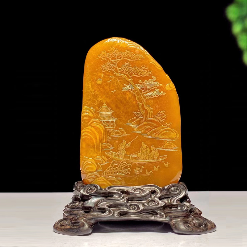 Sushan Shichang Chemical Lao Tianzhuangstone Hand Parts Original Stone Carved Jade Living Room Natural Play Parts