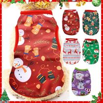 Christmas Dog Clothes Cotton Pet Clothing Hoodies For Small
