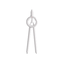 Digital display push compass exam special student use professional drawing ruler set junior high school students high school creative high-value multi-functional pen-shaped pen with scale primary school students safe drawing