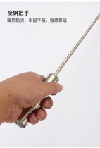 Hand grab hook Long handle meat hook Braised meat hook Kitchen stainless steel tip single and double hooks Bold sanitation garbage separation 