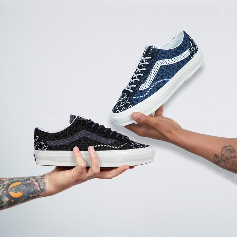 High-End Series 36 Engineered Knit Low-Top Fly-Knit Vulcanized Sneakers for Men and Women Vn000Efkemu