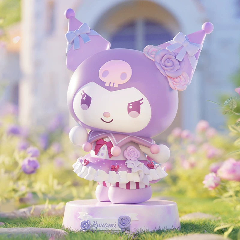 Игривый реалистичный фи́гурка Санрио настоящая Фигура Куроми Мелоди декоративные принадлежности 520 подарков для девушки/подруги