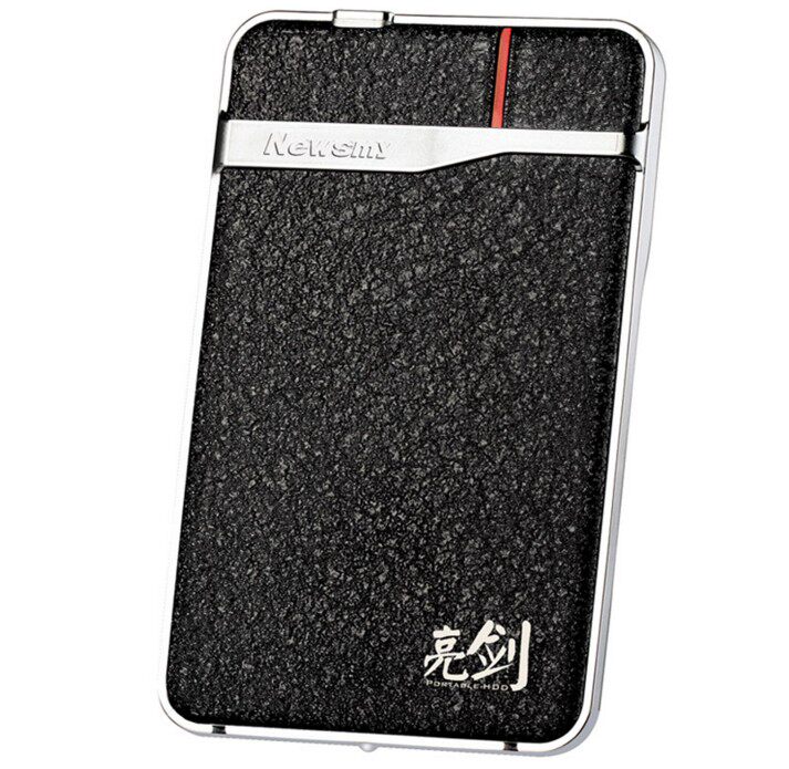 Newman Bright Sword Black Gold Edition 320G USB2 0 Portable Hard Drive Stainless Steel Shockproof Data Safe Storage