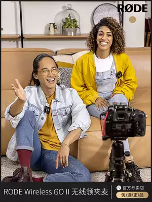 RODE wireless go ii second-generation one-for-two wireless microphone Microphone live camera Mobile phone wireless bee video interview recording Wirelessgo