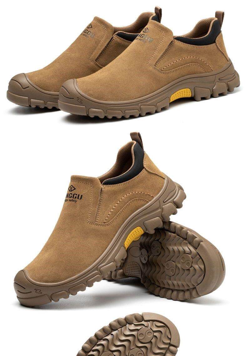 Защитная обувь 夏季电焊鞋轻便牛筋软底劳保鞋男女钢包头防砸防刺穿防烫焊工鞋 Other