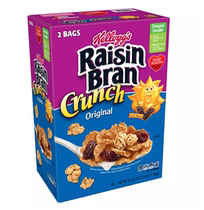 US direct mail Kelloggs Kellogg Raisin Bran Crunch raisins crunchy cereal 1 19