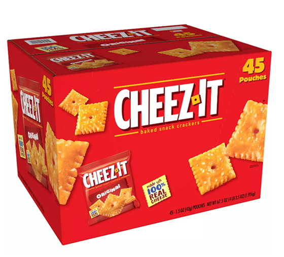 American Cheez-It Original Low Fat Spicy Cheddar Cereal Cheese Cheese Thin Biscuit 351g