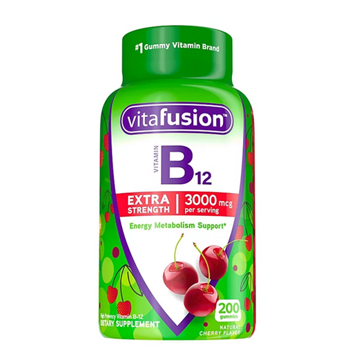 Vitafusion Vitamin B-12 3000mcg Vitamin B12 Gummies 200 Capsules