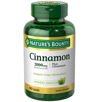 American Natures Bounty Cinnamon Natural Treasure Cinnamon Capsule 2000mg1000mg