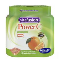 American Vitafusion Power C Vitamin C fudge orange flavor 240mg150 grain * 2 bottles