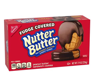 Nabisco Nutter Butter Cream Peanut Butter Sandwich Cookies 224g