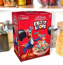 US Direct Mail Kelloggs Froot Loops Multicolored Grain Nutritional Wheat Circle Cereal Breakfast 1 24g