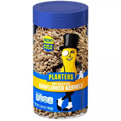 [美国代购Planters Sunflower Kernels绅士牌葵花籽葵花仁165g]