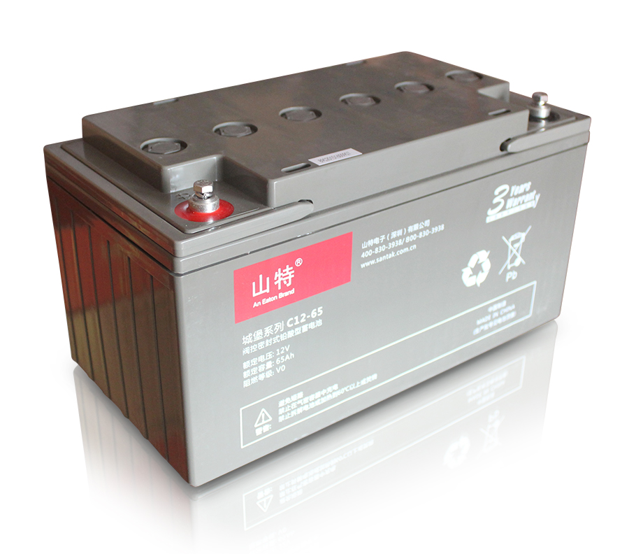 Santer 12V65AH lead-acid-free maintenance storage battery UPS power supply special storage battery for three years warranty 