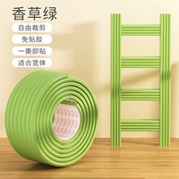 Трава зеленый w волновой стиль