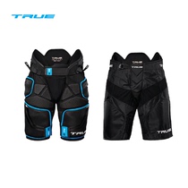 TRUE youth mens and womens anti-fall pants for children and adults protective equipment lightweight junior style with crotch protector black