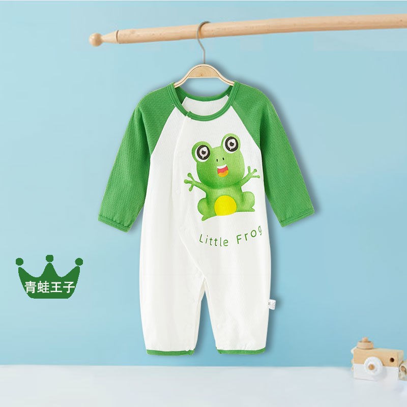 Baby Lieven body clothes spring Summer slim fit Long sleeves Harsuit baby air conditioning Home pyjamas climbing clothes for spring and autumn