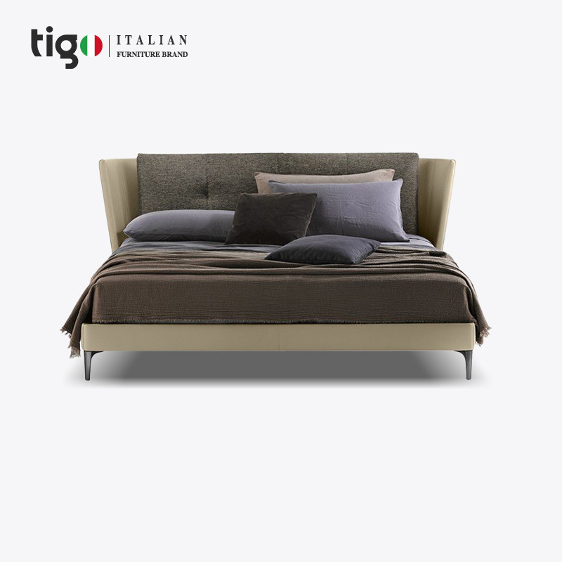 TIGO Italian Limit Limited Limited Bed for Light Luxury Designer High-end Double Bed