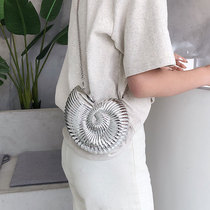 Luxury Designer Fun Conch Handbag Retro Ladies Shoulder Mess