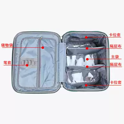 Product demonstration toolbox beauty box portable shoulder cosmetic case large capacity multi-function support LOGO customization