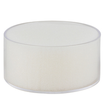 Deli 9102 sponge cylinder transparent simple office financial money counting wet hand device water cylinder water device stationery