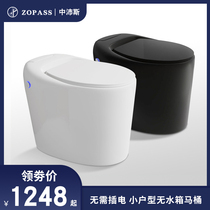 Color household bathroom ceramic pumping toilet Creative tankless egg-shaped toilet pulse small household toilet