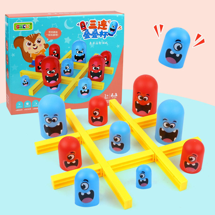 Shakyung explosive sleeve doll stacking play toy parent-child interaction double match leisure entertainment game
