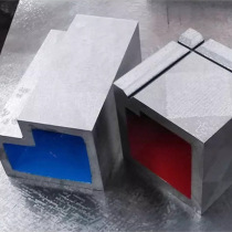 Cast iron square box inspection and measurement lined square box T-shaped groove box precision scraped right-angle square box