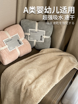 Large bath towels Home pure cotton water suction speed dry super large thickened with not dropping Mao baby soft towel lovely wind