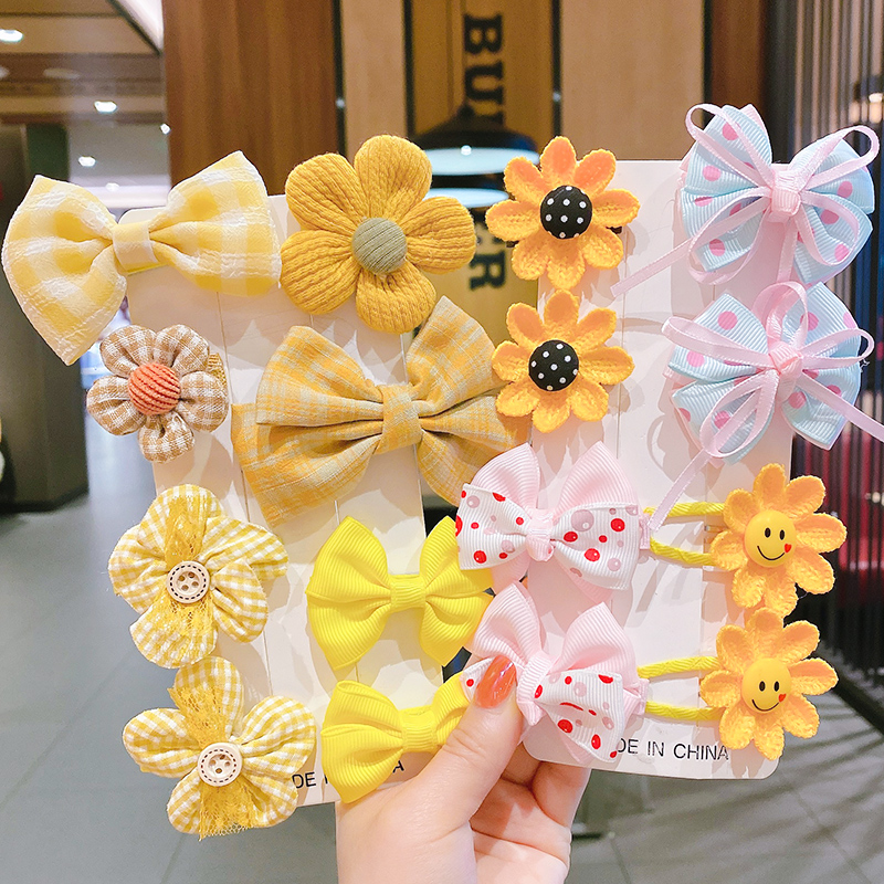 Girls Hairclip Net Red 2021 new headdress tide gas baby issuer summer to break the closing clip