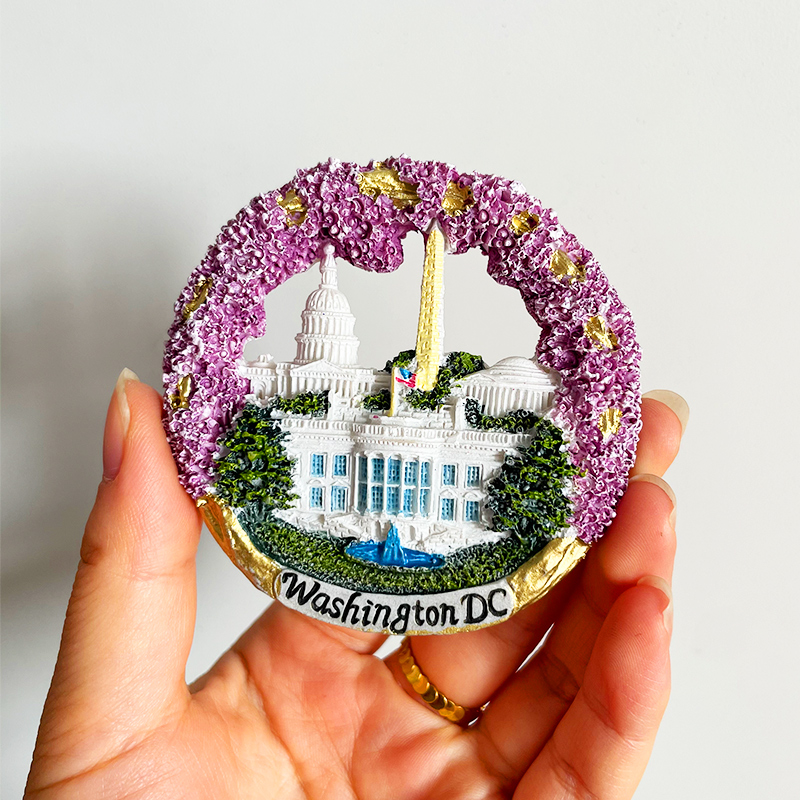 3D 3D Travel Of Refrigerator Sticker And Magnet Sticker Cities Around The World European Countries Tourism Souvenirs New Creative display picture 7