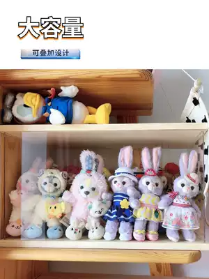 Transparent display box dust cover acrylic box car model display cabinet model doll storage box display rack