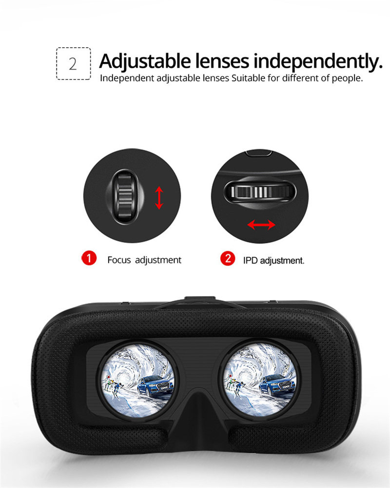 Умные очки vr shinecon-virtual reality headset para smartphone, smart p 007