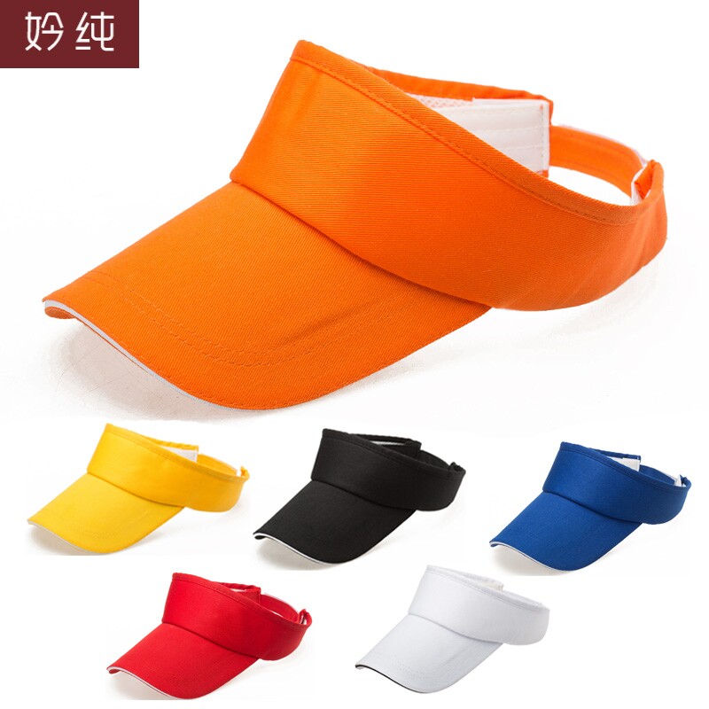 Pure Thumbral hat men and women summer outdoor sports sunscreen empty top hat with no tophat lengthened peak custom-made