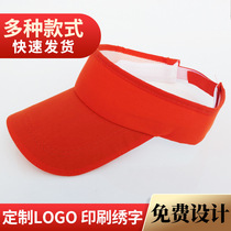 Men and women Thickened Working Caps Group Can Print Character Custom Shading Cap Cotton Cap Golf Hollow Top Hat Pure Cotton Net Face