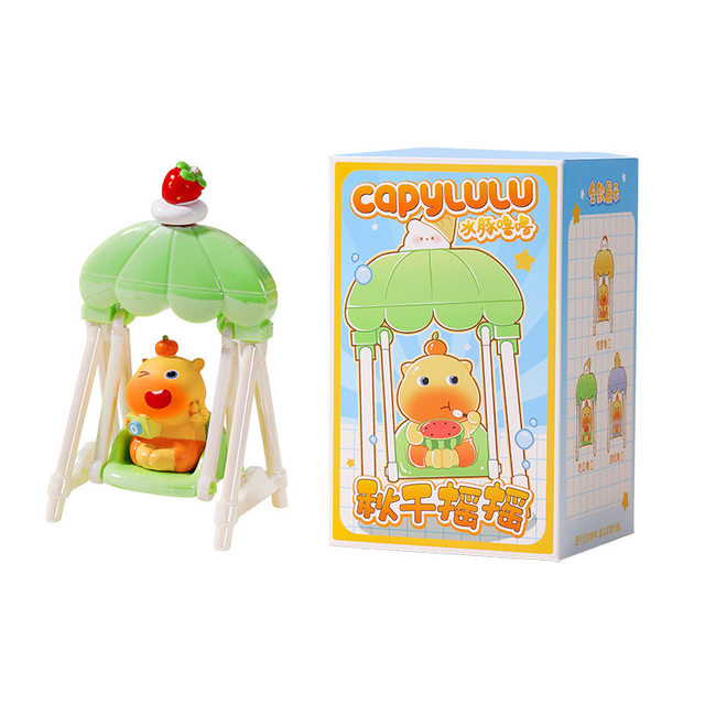 Authentic Capybara Lulu Expression Pack Swing and Shake Blind Box 2026 New Model Girl's Office Desktop Decoration
