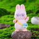 Authentic Flocked Yoyo Rabbit Outing Series Blind Box 2025 New Model Cute Gift for Girls Figurine Toy