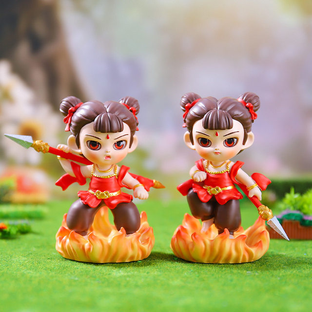 Authentic Nezha the Third Prince Sea-Seeking Blind Box 2025 New Internet Celebrity Movie Merchandise National Trend Series Figurine Display