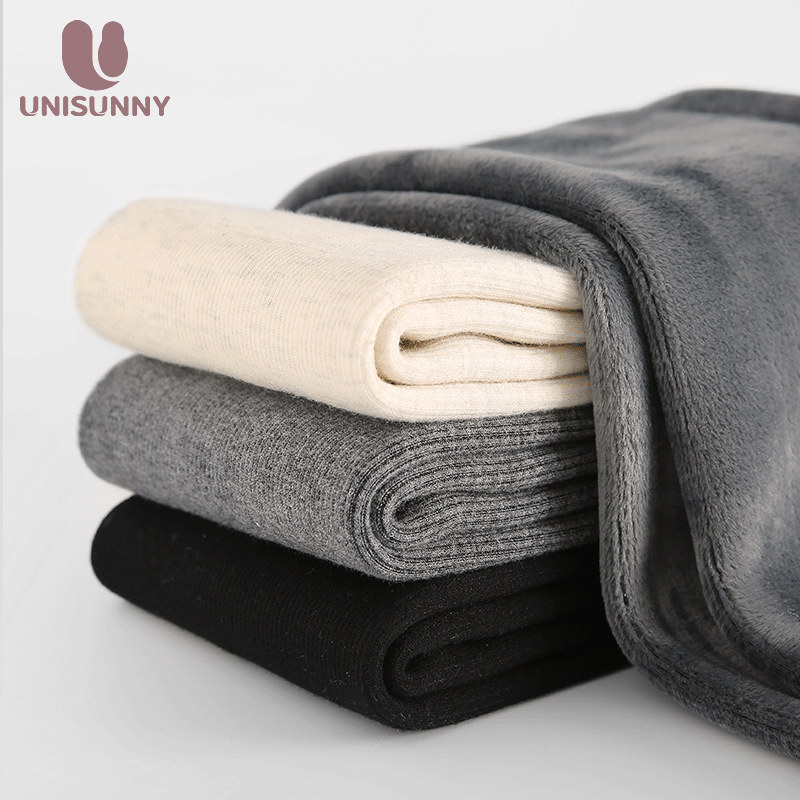 unisunny pregnant woman with underpants sock autumn winter outside wearing gush thickened warm cotton pants pregnant woman tovenant pantyhose-Taobao