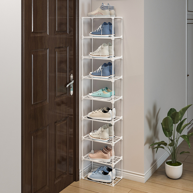 Shoe shelf home door small simple storage new 2021 explosion model economical ultra-narrow cracked corner shoe cabinet