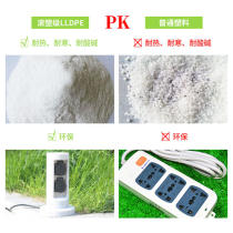 High-end PE rotational molding rainproof and waterproof outdoor outdoor villa back garden house courtyard vertical exposed power socket