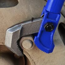 Quick steel bar wrench straight thread universal pipe wrench heavy-duty torque multi-purpose pipe wrench water pipe pliers tool