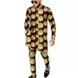 Мужские топы в нигерийском стиле+красочные брюки Proprint Africa