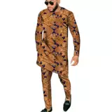 Мужские топы в нигерийском стиле+красочные брюки Proprint Africa