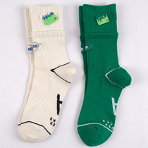 Pair of socks with shark pants external to wear women ins Chains Chaostocking Chaunet red with knee-long cylinder winter green socks