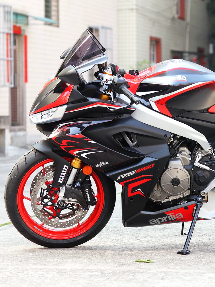 Подходит для Aprilia RS660 китайская версия наклейки изменённая наклейка цвет корпуса декоративная подтяжка цветок принт версия цветок