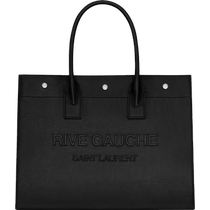 24 period free of interest] YSL Saint Laurent men RIVE GAUCHE small number smooth leather tote bag single shoulder bag