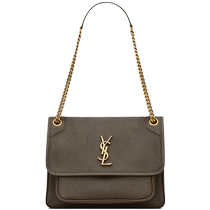 Chinese Valentines Day gift] YSL Yves Saint Laurent Womens NIKI medium grained sheepskin handbag