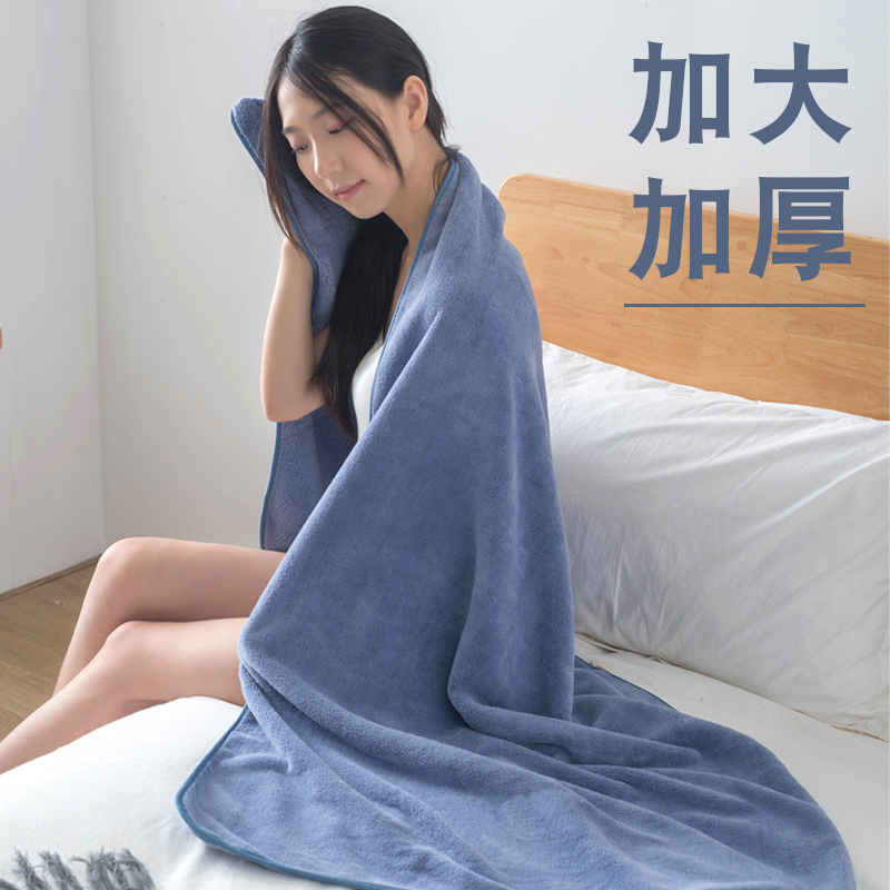 Bath towel women's summer men's high-end household than pure cotton cotton, water-absorbing, quick-drying and no hair loss 2021 new wrapping towel